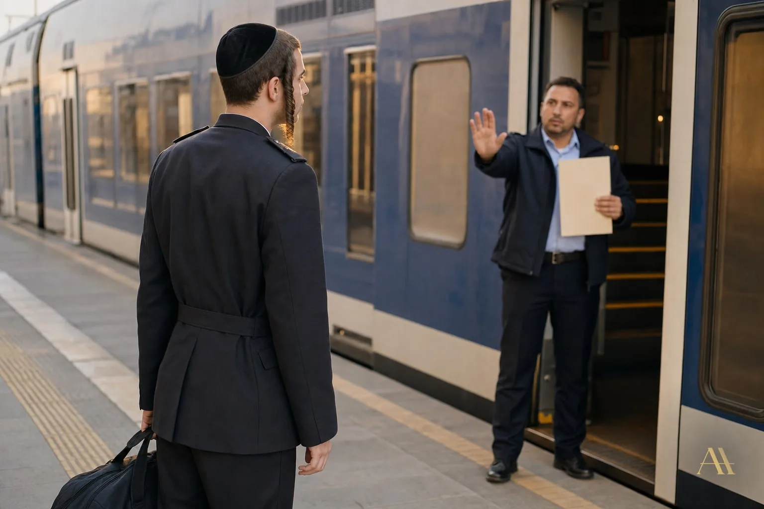 Haredi Soldier Denied Entry to the Train on a Claimed Restraining Order